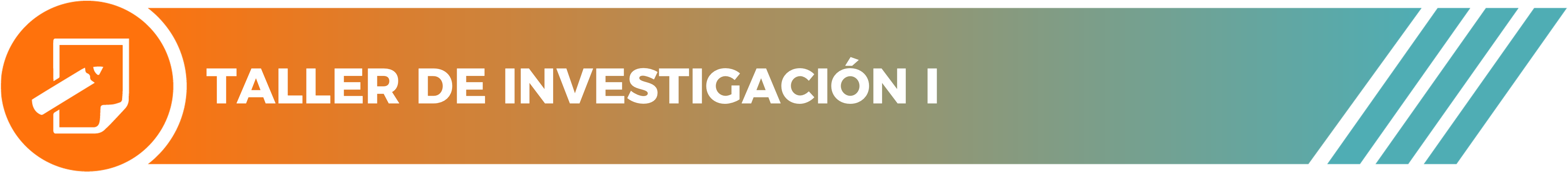 TALLER DE INVESTIGACIÓN I