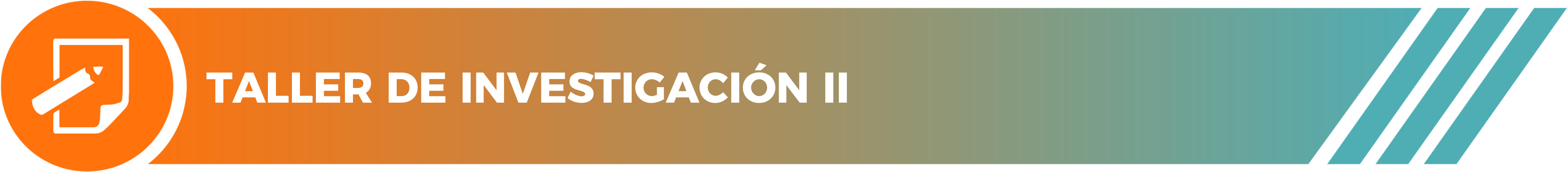TALLER DE INVESTIGACIÓN II escolarizado